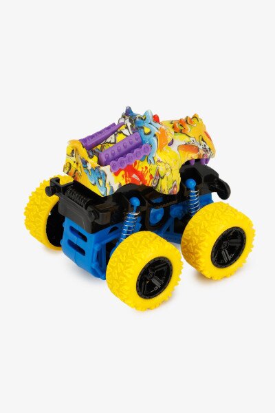 Купить Машина-перевертыш инерционный MCGODIA TOYS D400-30-TY Желтый Артикул: 2002011688824 Фото №2
