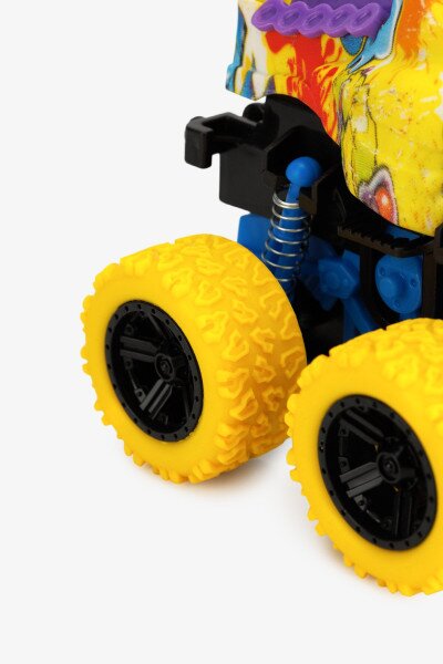 Купить Машина-перевертыш инерционный MCGODIA TOYS D400-30-TY Желтый Артикул: 2002011688824 Фото №3