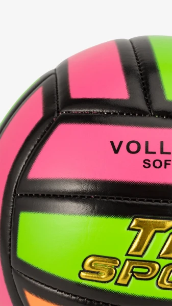 Купити М`яч волейбольний TK Sport C60983 280-300 г Салатово-рожевий Артикул: 2000999195488 Фото №2