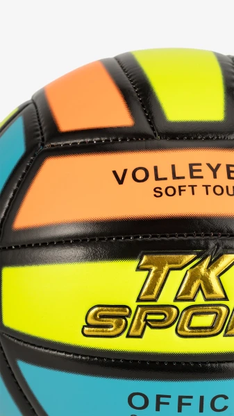 Купити М`яч волейбольний TK Sport C60983 280-300 г Синьо-помаранчевий Артикул: 2000999195495 Фото №2