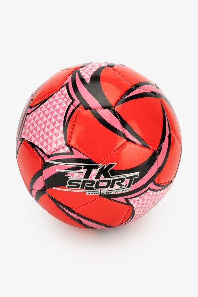 Мяч футбольный TK Sport C44453 Красный