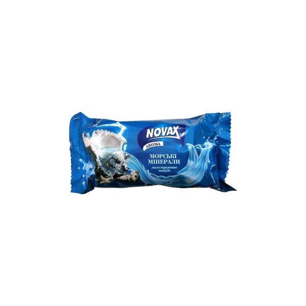 Мило туалетне тверде NOVAX Aroma Морські Мінерали 140 г (4820195509470)