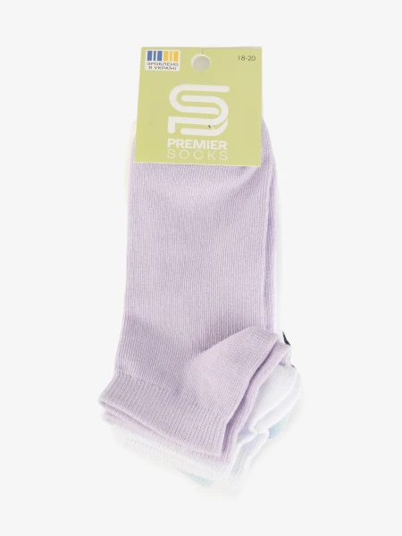 Купити Набір шкарпеток короткі 5 пар для дівчинки PremierSocks 16Д-3 14-16 Різнокольоровий Артикул: 4820203397068 Фото №4