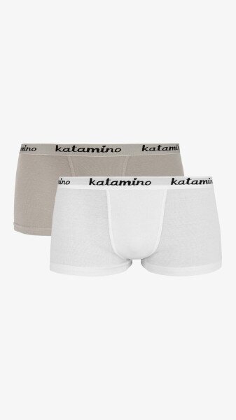 Набір трусів 2 шт для хлопчика Katomino К128010 134-140 см Біло-сірий