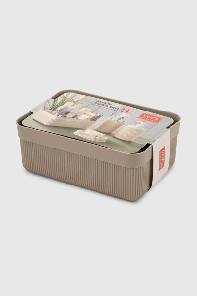 Купить Набор для ванной 4шт Bee Home VC-133 Бежевый (2000990531131A) Артикул: 2000990531131 Фото №4