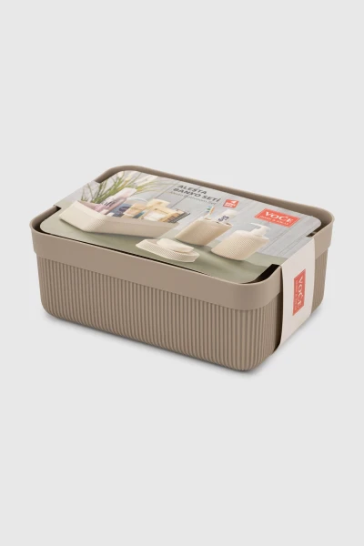Купить Набор для ванной 4шт Bee Home VC-133 Бежевый (2000990531131A) Артикул: 2000990531131 Фото №4