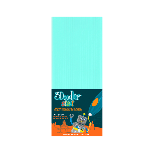 Набір стрижнів для 3D-ручки 3Doodler Start 3DS-ECO02-MINT-24 24 шт. М&#039;ятний
