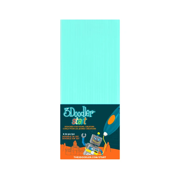 Набір стрижнів для 3D-ручки 3Doodler Start 3DS-ECO02-MINT-24 24 шт. М&#039;ятний