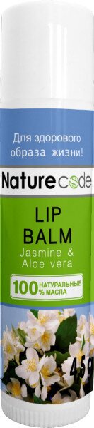 Nature Code Бальзам для губ &quot;Jasmine &amp; Aloe vera&quot; 300929 (4820205300929)
