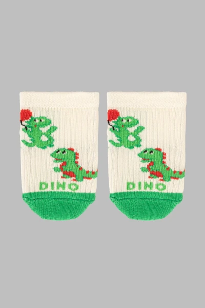 Носки для мальчика VT Socks ШДК024-1751 Дино 8-10 Молочный (2000990692962A)