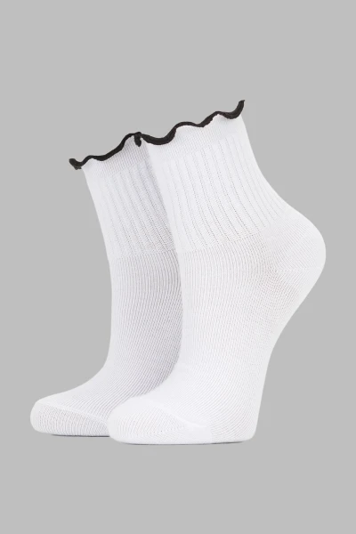 Купити Шкарпетки для дівчинки Premier Socks Рюші 16-18 Білий (4820203339822A) Артикул: 4820203339822 Фото №1