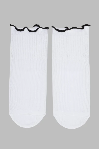 Купити Шкарпетки для дівчинки Premier Socks Рюші 16-18 Білий (4820203339822A) Артикул: 4820203339822 Фото №3