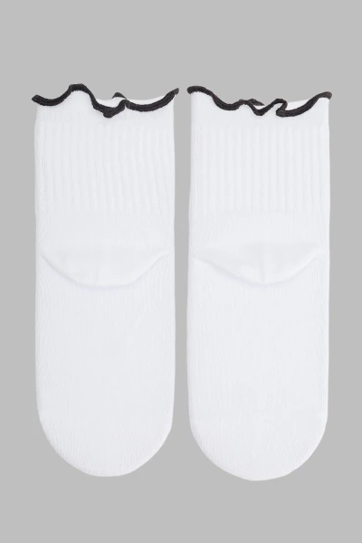Купити Шкарпетки для дівчинки Premier Socks Рюші 16-18 Білий (4820203339822A) Артикул: 4820203339822 Фото №2