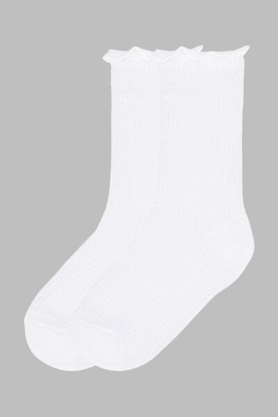 Купить Носки для девочки Premier Socks Рюши 18-20 Белый (4820203340033A) Артикул: 4820203340033 Фото №3
