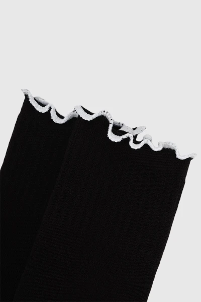 Купити Шкарпетки для дівчинки Premier Socks Рюші 16-18 Чорний (4820203339778A) Артикул: 4820203339778 Фото №3