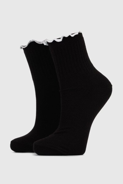 Купить Носки для девочки Premier Socks Рюши 16-18 Черный (4820203339778A) Артикул: 4820203339778 Фото №1