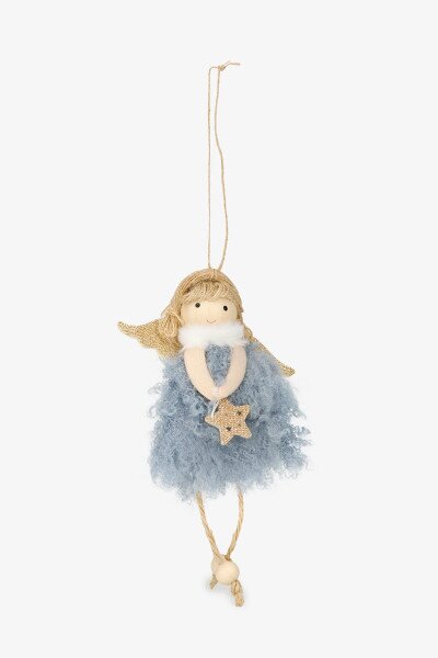 Купити Новорічна підвіска Янгол 231-0650 Синій (NY) Артикул: 2000990855183 Фото №1
