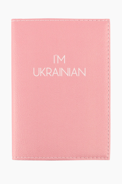 Обкладинка для паспорта 311 IM UKRAINIAN One size Рожевий (2000989312239A)
