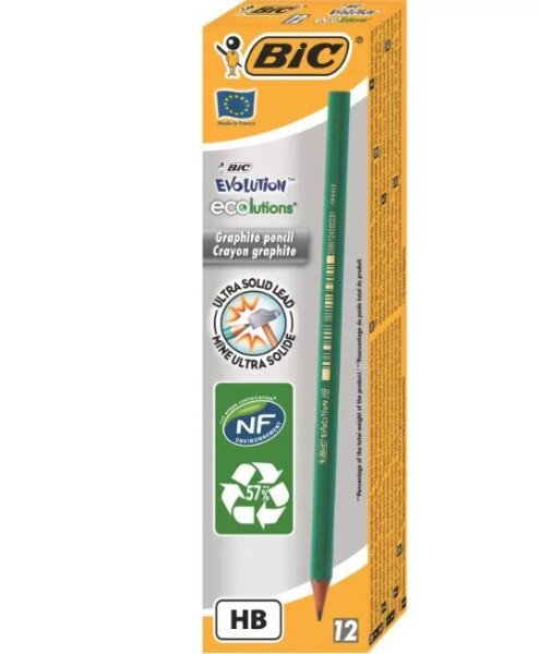 Купити Олівець BIC Evolution 880311 608 650 HB без гумки (3086124000291)(SC) Артикул: 3086124000291 Фото №2