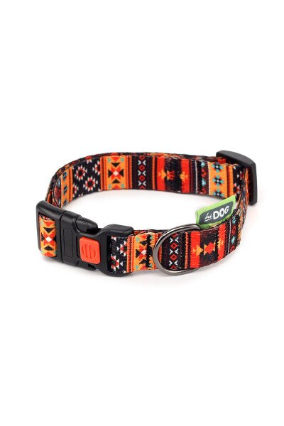 Ошейник ТМ HIDOG &quot;Boha orange&quot;, размер M (ширина 20мм (30-40 cм)) (2100102227010A)(SN)