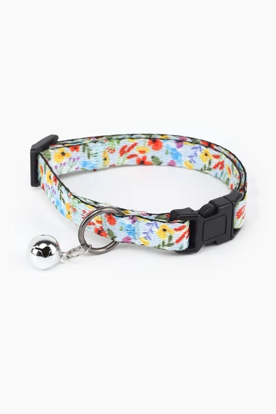 Купить Ошейник ТМ HIDOG "Flowers blue", размер XS (ширина 10мм (18-28см)) (2100102280015A)(SN) Артикул: 2100102280015 Фото №1