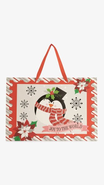 Купити Пакет паперовий новорічний JUMBO XMAS 760295ЬД Сірий Артикул: 2000999372100 Фото №2