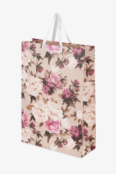 Купить Пакет подарочный JUMBO Flores 760240ML Бежевый Артикул: 2000991026933 Фото №1