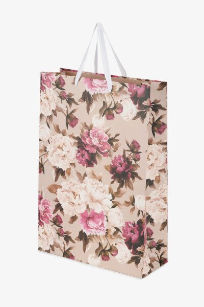 Купить Пакет подарочный JUMBO Flores 760240ML Бежевый Артикул: 2000991026933 Фото №2