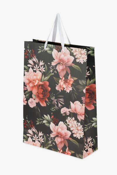 Купить Пакет подарочный JUMBO Flores 760240ML Черный с зеленым Артикул: 2000991026940 Фото №1