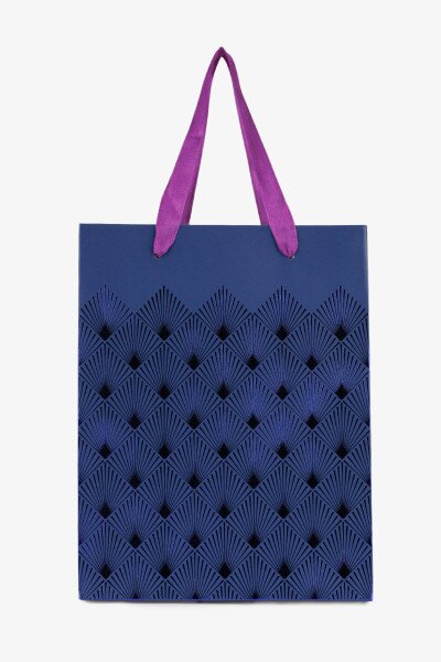Купить Пакет подарочный MEDIUM Bright foil 760417ML Синий Артикул: 2000991027008 Фото №3