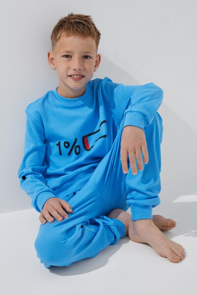 Купить Пижама для мальчика Baby Life 1% 86-92 см Синий Артикул: 2000999160592 Фото №2