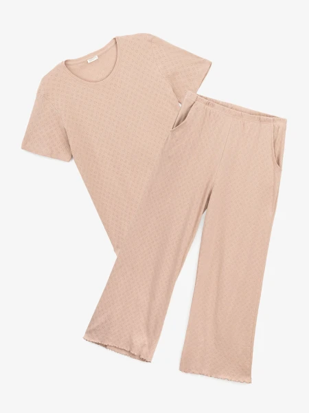 Купити Піжама жіноча Nicoletta 2XL 47611 Кавовий Артикул: 2000999576591 Фото №1