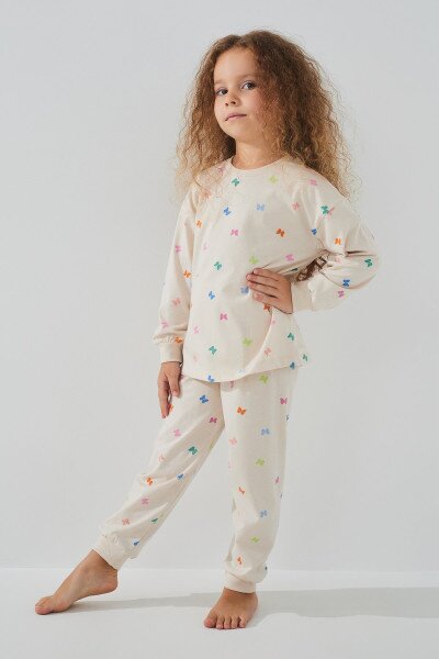 Піжама для дівчинки Isobel PJ-31207 3-4 роки Бежевий (2000990733672A)