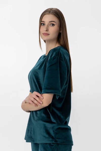 Купить Пижама женская Fleri F60144 48 Зеленый (2000990159007A) Артикул: 2000990159007 Фото №4