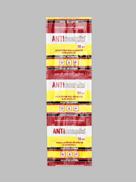 Пластини для фумігатора Anti mosquito 41017 10 шт (4820055141017)