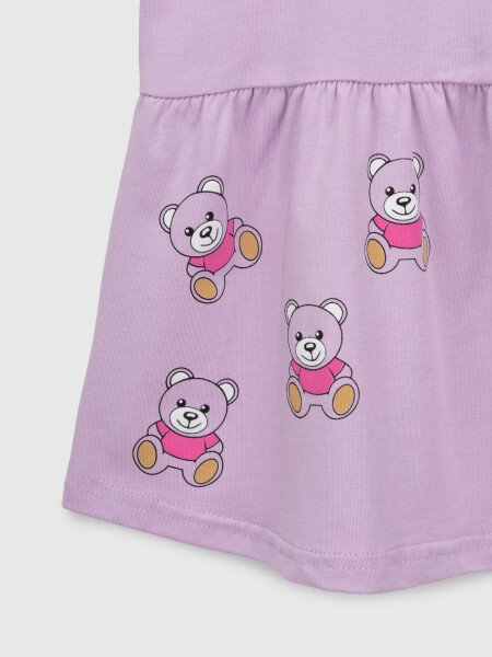 Купить Платье для девочки Baby Show 13151 68 см Сиреневый (2000990473769S) Артикул: 2000990473769 Фото №4