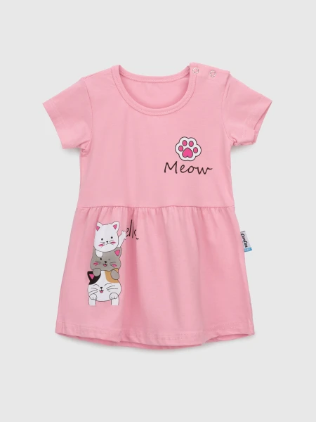 Платье для девочки Baby Show 13152 68 см Розовый (2000990473899S)