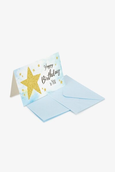 Подарункова листівка HAPPY BIRTHDAY 327829 Різнокольоровий