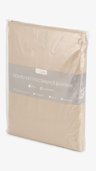 Купить Постельное белье Полуторное HOME LINE 173950 150 х 215 см Бежевый Артикул: 4820166164769 Фото №4