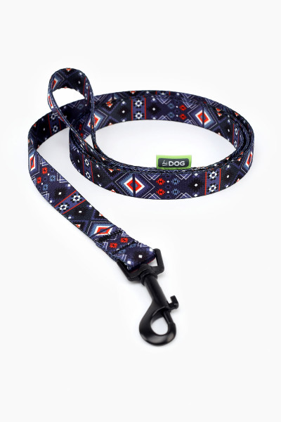Повідець ТМ HIDOG &quot;Aztec purple&quot; , ширина 10 мм (довжина 152 см) (2100102324016A)(SN)