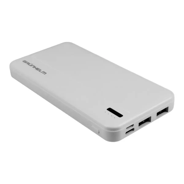 Купить Повербанк GRUNHELM GP-10W 10.000 mAh Белый Артикул: 6990001375181 Фото №2