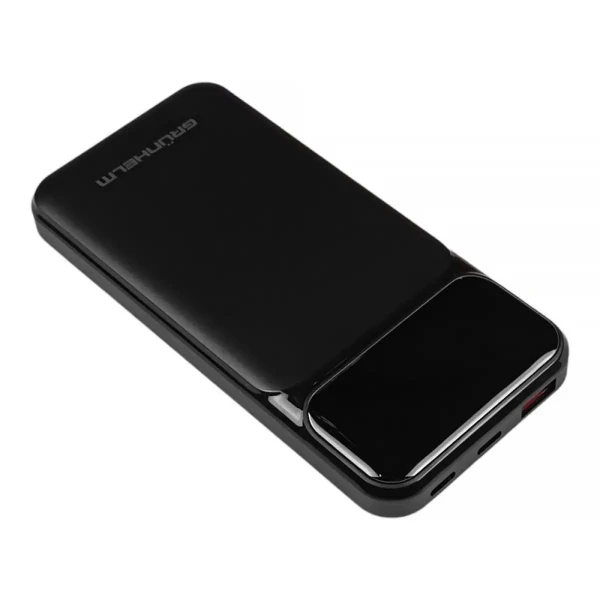 Купить Повербанк GRUNHELM GP-10BQC 10000 mAh; быстрая зарядка 22.5W Черный Артикул: 6990001375273 Фото №2