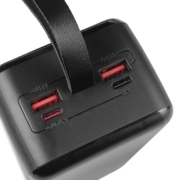 Купить Повербанк GRUNHELM GP-40BQC 40.000 mAh; быстрая зарядка 22.5W Черный Артикул: 6990001375372 Фото №2