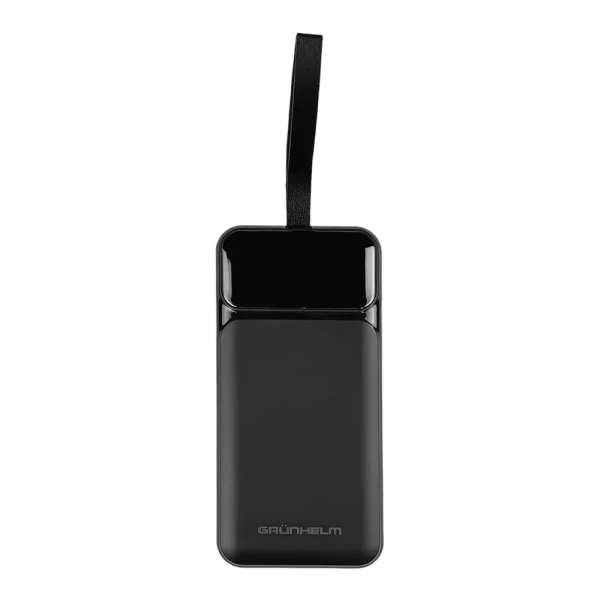 Купить Повербанк GRUNHELM GP-40BQC 40.000 mAh; быстрая зарядка 22.5W Черный Артикул: 6990001375372 Фото №1