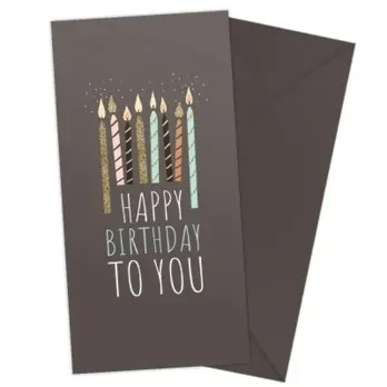 Купити Конверт для грошей "Happy birthday to you" 3412-0082 Різнокольоровий Артикул: 2000042528997 Фото №1