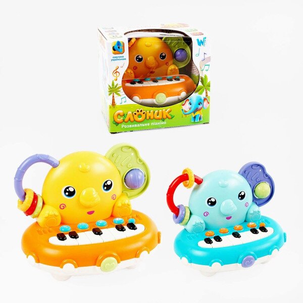 Развивающее пианино «Слоник» WToys 78435 Желтый
