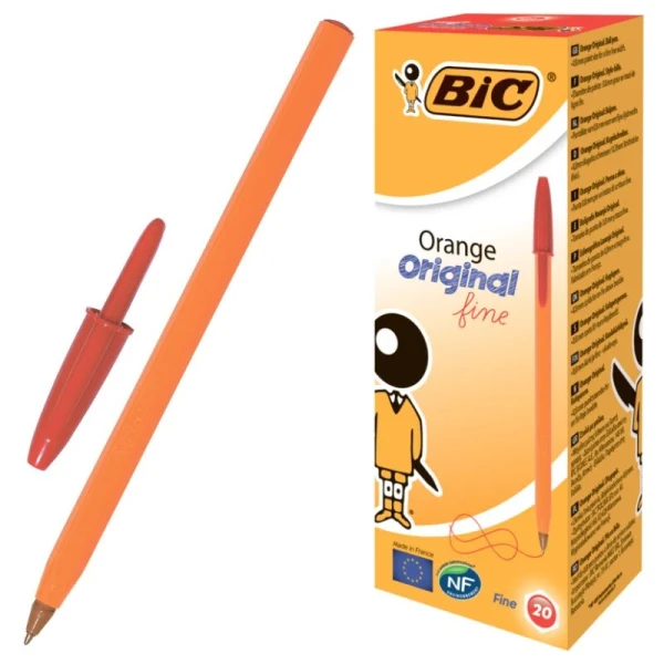 Купить Ручка шариковая "BIC" Orange 1199110112 Красный (70330101609)(SC) Артикул: 0070330101609 Фото №1