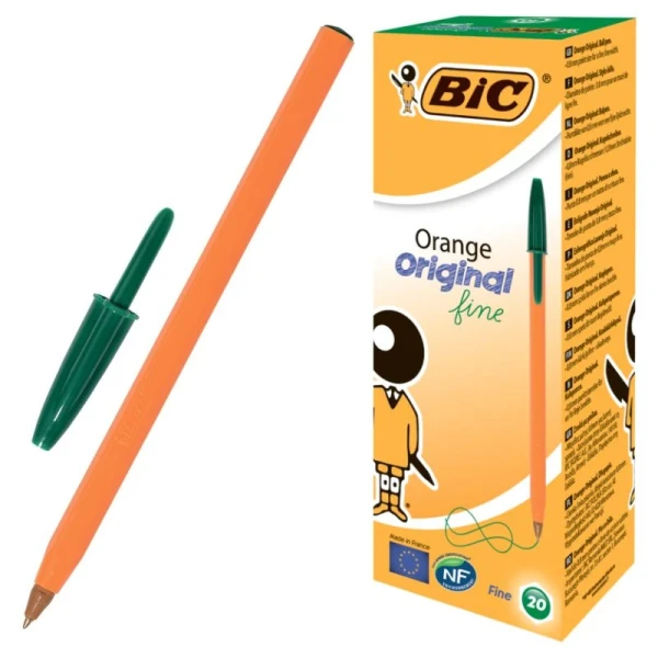 Купити Ручка кулькова "BIC" Orange 1199110113 Зелений (3086121101137)(SC) Артикул: 3086121101137 Фото №1