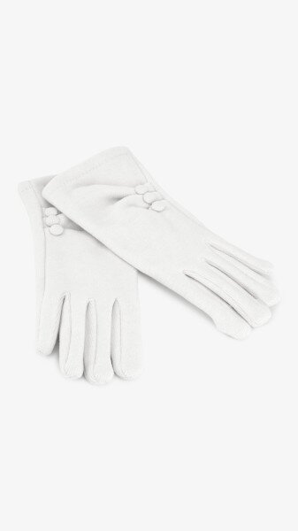 Купить Перчатки женские 379-2 One Size Белый Артикул: 2000999261879 Фото №2