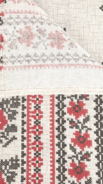Купити Рушник кухонний лляний "Маки" SD15732 75 х 35 см Червоний Артикул: 2800000100827 Фото №3